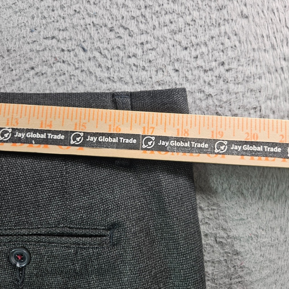 $140 NEW Haight & Ashbury Dress Pants Men 36‎ x 32 Flat Front Gray - Picture 9 of 11